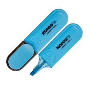 Teksta marķieris KORES BRIGHT LINER zils - 200-07752