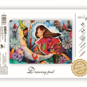 Zīmēšanas albums SMLT A4 formāts, 120 g, 20 lapas - 100-00260
