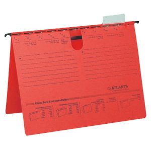 Iekarināmais ātršuvējs E-sērija, SMEAD, A4, sarkans - 150-00662