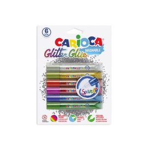 Dekoratīva līme ar spīdumiem Universal Carioca 10.5ml, 6 krāsas - 200-01953