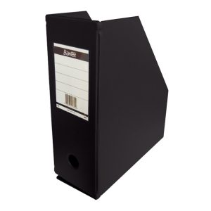Dokumentu bokss Bantex- Elba Jumbo platums 11 cm, melns - 200-02281