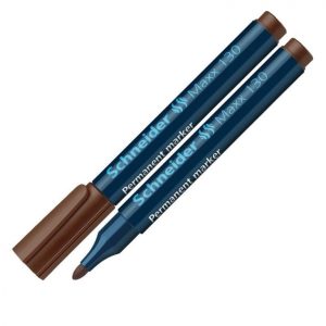 Noturīgais marķieris SCHNEIDER MAXX 130 konisks, 1-3 mm, brūns - 200-03034