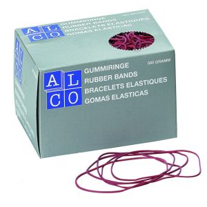 Gumijas naudas iesaiņošanai ALCO 1.5xD85mm, 500g, sarkana - 200-03629