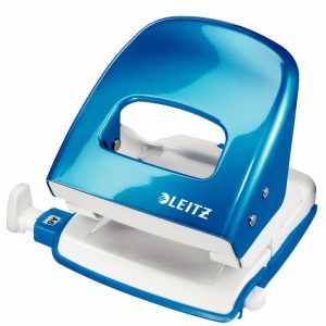 Caurumotājs LEITZ WOW 5008 caurumo līdz 30 lapām, metāliski zila krāsa - 200-05394