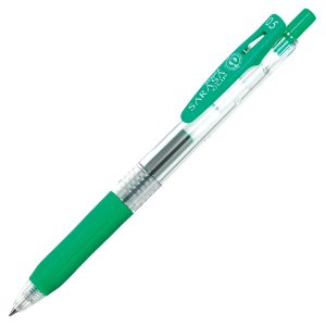 Gela pildspalva ZEBRA SARASA Clip Eco 0.5mm zaļa - 200-08169