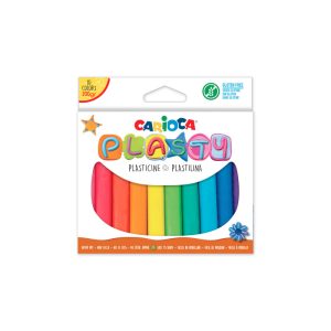 Plastilīns CARIOCA, 10 dažādas krāsas, 200 g - 200-13340