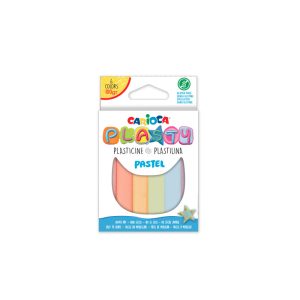 Plastilīns CARIOCA, 6 dažādas pasteļkrāsas, 100 g - 200-13341