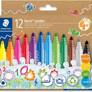 Flomasteri STAEDTLER Noris Jumbo, 12 gab. - 200-14632