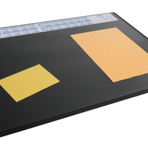 Galda paklājiņš 650x500 mm ar gada kalendāru un caurspīdīgu pārklājumu PP, melns - 200-15310