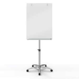Mobila stikla tāfele-molberts NOBO, Brilliant balta - 250-07066