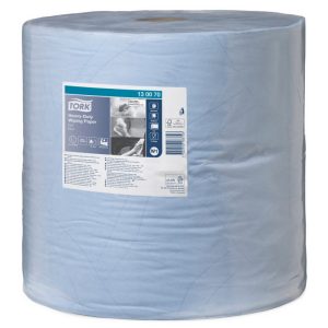 Industriālais papīrs TORK Advanced 430 W1, 2.sl., 1000 lapas rullī, 37 cm x 340 m, zilā krāsā - 400-01633