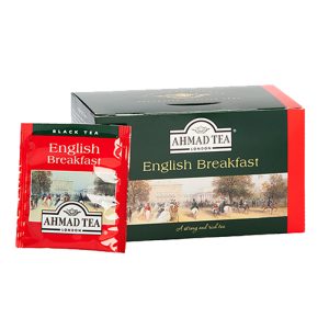 Melnā tēja AHMAD Alu ENGLISH BREAKFAST, 20 maisiņi  x 2 g paciņā - 450-00904
