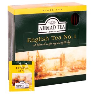 Melnā tēja AHMAD Alu ENGLISH TEA No.1, 100 maisiņi x 2 g paciņā - 450-01141