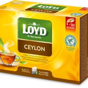 Aromatizēta melnā tēja LOYD Ceylon, 50x2g - 450-11588