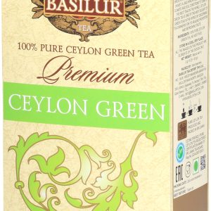 Basilur Premium Collection Ceylon Green zaļā tēja 25 paciņas 25x2g 50g - 450-18208