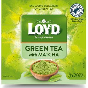 Zaļā tēja LOYD Green Matcha, 20 x 1,5g - 450-22544