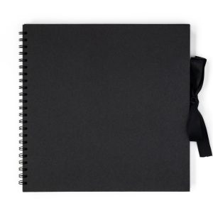 Fotoalbums, melns, 305x305mm, 35 lapas - 600-07737