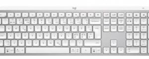 Klaviatūra Logitech MX Keys Pale Grey