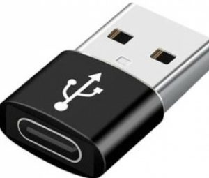 Adapteris Gembird USB AM to Type-C Female Black