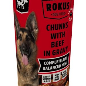 Rokus ar liellopu gaļu suņiem beef 1250g - 400-06060