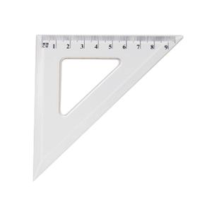 Trīsstūris 45/10cm caurspīdīgs GR854T