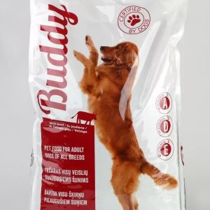 Sausā barība pieaugušiem suņiem BUDDY, liellops, 10kg - 450-24989
