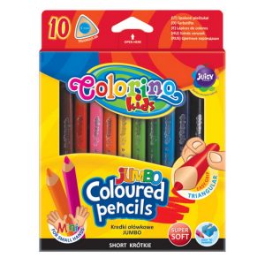Krāsainie zīmuļi COLORINO JUMBO 10 krāsas - 200-07036