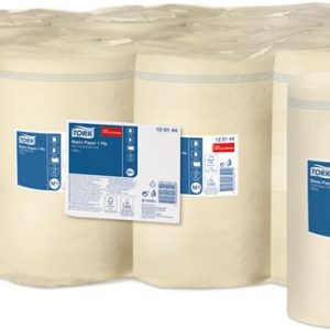 Papīrs slaucīšanai TORK Universal Basic, 1 sl., 20.5 cm x 115 m, dzeltenā krāsā - 400-07853