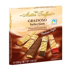 Tumšās un piena šokolādes izlase MAITRE TRUFFOUT, 200g - 450-08037