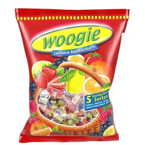 Košļājamās konfektes ar augļu garšu, 500g - 450-08081