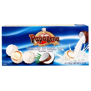 Vafeļu bumbiņas PAPAGENA ar kokosriekstu garšu, 120g - 450-08370