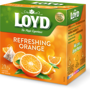 Augļu tēja LOYD Pyramids Fresh Orange, 20x2,2 g - 450-11633