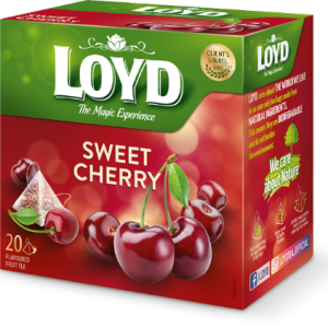 Augļu tēja LOYD Pyramids Sweet Cherry, 20x2g - 450-11643
