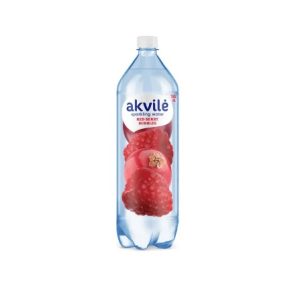 Dzeramais ūdens  AKVILE ar sarkano ogu aromātu, viegli gāz., 1,5l - 450-12532
