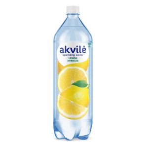Dzeramais ūdens Akvilė ar citrona garšu, viegli gāzēts, 1,5l - 450-12538