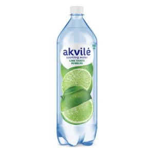 Dzeramais ūdens  AKVILE ar laima aromātu, viegli gāz., 1,5l (DEP) - 450-12780