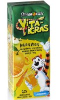 Sulas dzēriens Vita Tigras Dažādu Augļu, 0.2l - 450-13041
