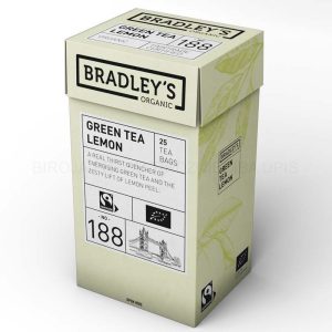 Bioloģiskā tēja BRADLEY'S ar citronu, 25gab - 450-13108