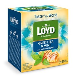 Zaļā tēja LOYD ar piparmētru un manuka medu 20gb. x 1.7g - 450-14564