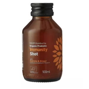 Atsvaidzinošs tējas dzēriens VIGO Kombucha, Immunity shot, 0.1l - 450-16115