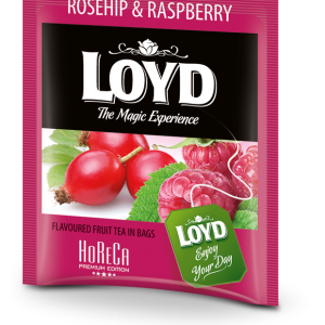 Augļu tēja LOYD Rosehip &amp; Raspberry FS 500x2g - 450-16625