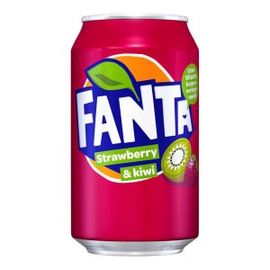 Gāzēts dzēriens FANTA Strawberry Kiwi, bundžā, 0.33l (DEP) - 450-23022