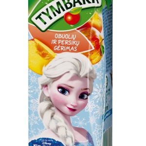 Sulas dzēriens TYMBARK Frozen, Ābolu un persiku, 0.2l - 450-23059