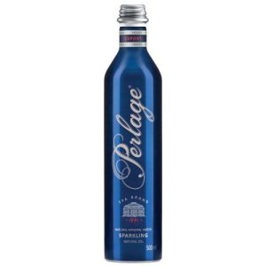 Minerālūdens PERLAGE, gāzēts, alumīnija pudele, 0.5l (DEP) - 450-23069
