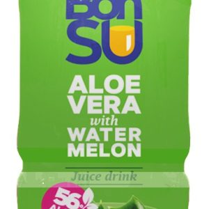 Aloe Vera un arbūzu sulas dzēriens ar alvejas mīkstumu (56%) BONSU, 500ml, PET (DEP) - 450-25692