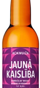Tējas dzēriens KOKMUIŽA Kombuča, Jaunā kaislība, apiņu, marakuju, stiklā, 0.33l (DEP) - 450-27421