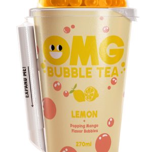 Tējas dzēriens OMG Yerba Mate Lemon ar mango bumbiņām, 0.27l - 450-27433