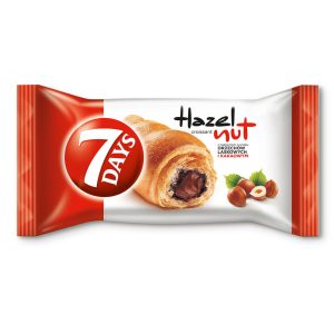 7DAYS kruasāns ar lazdu riekstu krēma pildījumu 60g - 450-13258