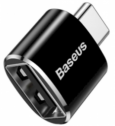 Adapteris Baseus USB Type-C Male - USB-A Black