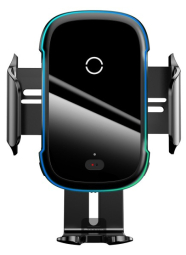 Telefona turētājs Baseus Smart Vehicle Bracket Wireless Qi 15W Black
